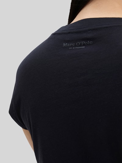 Marc O'Polo Regular Fit T-Shirt aus reiner Baumwolle Marine 3