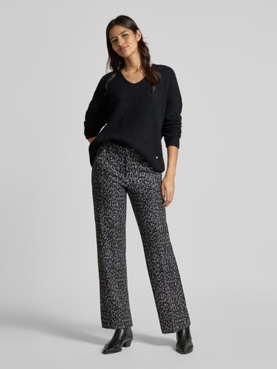 Brax Broek in all-over look, model 'MAINE' Zilver - 1