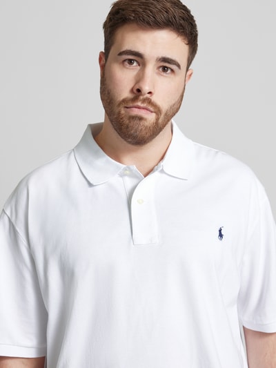 Polo Ralph Lauren Big & Tall Koszulka polo PLUS SIZE z wyhaftowanym logo Biały 3