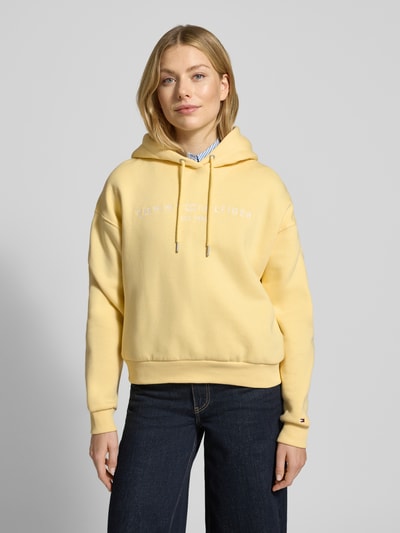 Tommy Hilfiger Relaxed fit hoodie van katoenmix Lichtgeel - 4