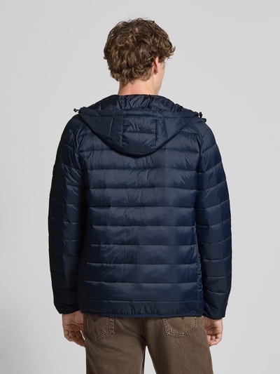 Jack & Jones Kurtka pikowana z kieszeniami zapinanymi na zamek błyskawiczny model ‘BRADLEY’ Ciemnoniebieski 5