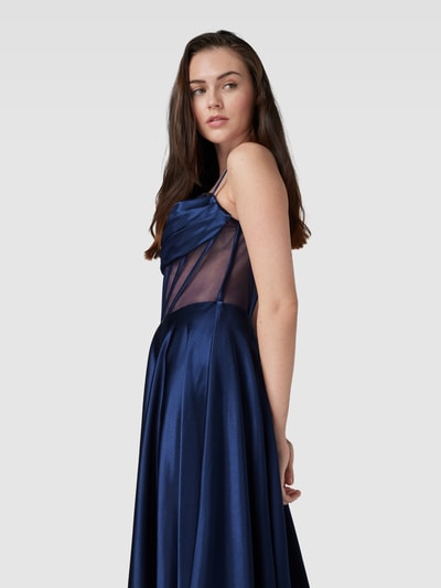 Hey Kyla Abendkleid mit Ziersteinbesatz Dunkelblau 3