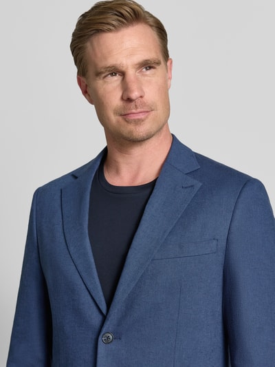 Matinique Straight Fit Sakko aus Leinen-Mix Modell 'Charles' Blau 3