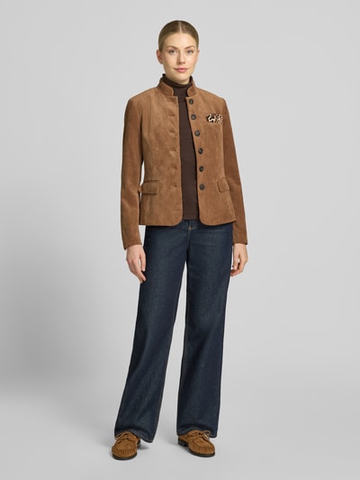 White Label Blazer in Cord-Optik Cognac 1