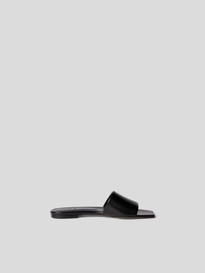 Aeyde Slides aus Leder Schwarz 4