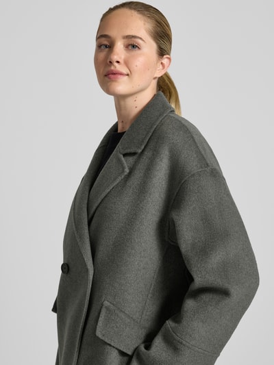 OPUS Wollmantel mit Reverskragen Modell 'Havilda' Mint 3