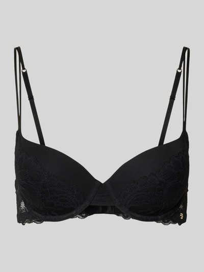BOSS Bralette mit Spitzenbesatz Modell 'DEMI_BLOSSOM'  Black 1