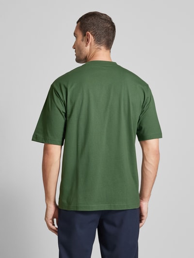 BOSS Orange Relaxed fit T-shirt met labelprint Groen - 5