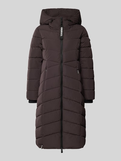 khujo Płaszcz pikowany z dwustronnym zamkiem błyskawicznym model ‘FLESCH’ Oberżynowy 2