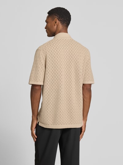 BOSS Relaxed Fit Freizeithemd aus reiner Baumwolle Modell 'NAPPO' Beige 5