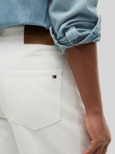 Tommy Hilfiger straight fit jeans van puur katoen in 5-pocket-design Wit - 3