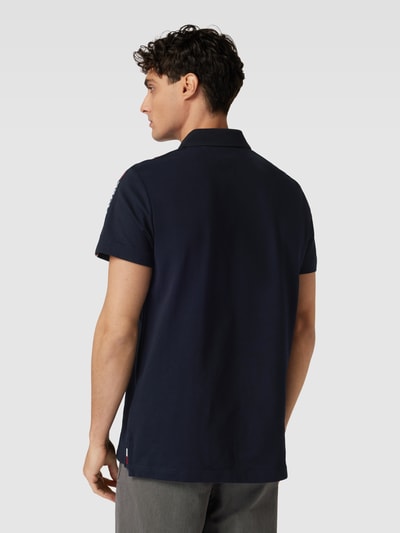 Tommy Hilfiger Regular Fit Poloshirt mit Kontraststreifen Marine 5