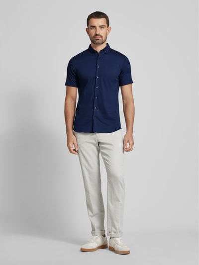 Desoto Business-Hemd mit Button-Down-Kragen Blau 1