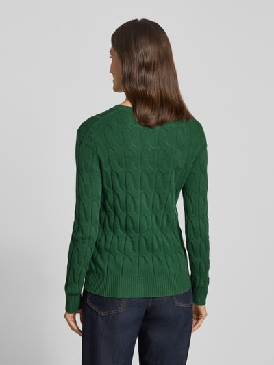Tommy Hilfiger Regular Fit Strickpullover aus reiner Wolle Gruen 5