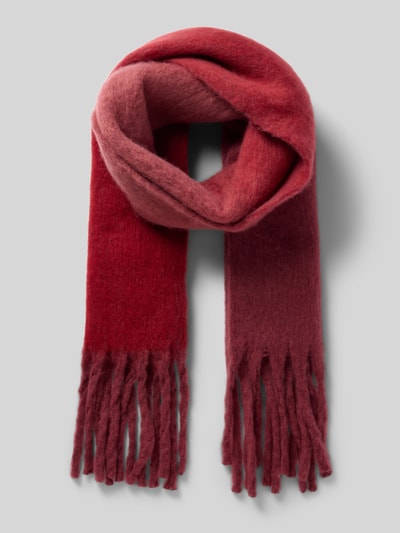 ICHI Sjaal in gebreide look, model 'IAMALOU' Rood - 1