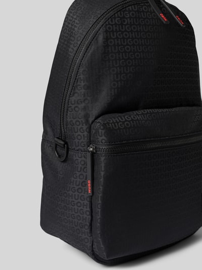 HUGO Rucksack mit Label-Detail Modell 'Ethon_JQ' BLACK 2
