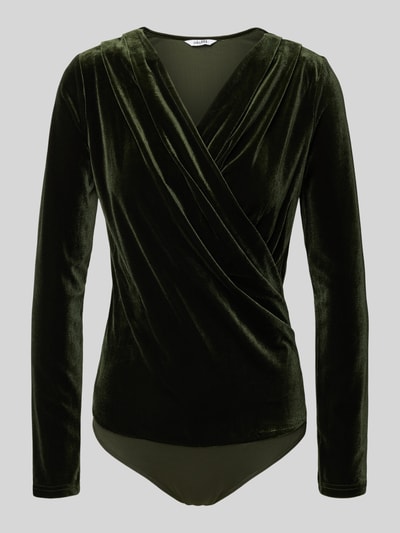 mbyM Body in Wickel-Optik Modell 'Lione' Dunkelgruen 2