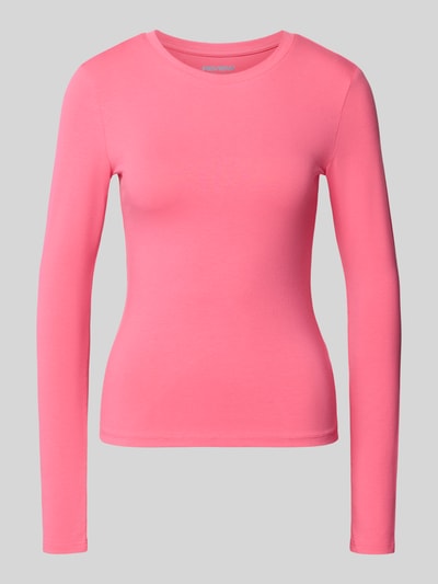 Review Longsleeve met ronde hals Neon roze - 2