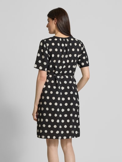 s.Oliver RED LABEL Getailleerde mini-jurk van viscosemix Zwart - 5