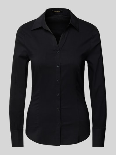 More & More Hemdbluse mit Label-Stitching Black 2