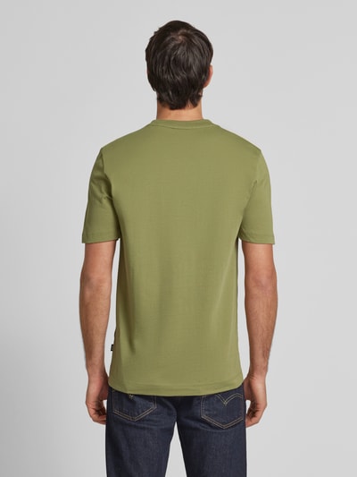 BOSS T-Shirt mit Label-Print Modell 'Thompson' Lind 5
