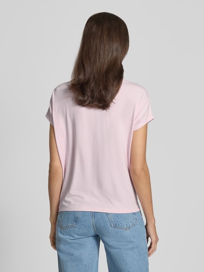 s.Oliver RED LABEL Loose fit T-shirt met extra brede schouders Roze - 5
