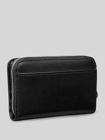 CK Calvin Klein Portfel z naturalnej skóry bydlęcej Czarny 3