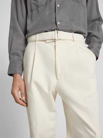 Officine Générale Chino mit Gesäßtaschen Weiss 3