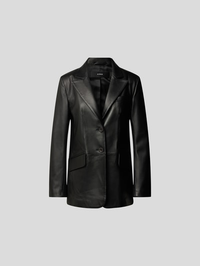 Arma Blazer mit Knopfleiste Modell 'Pam' Black 2