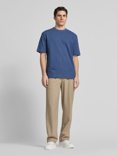 SELECTED HOMME Relaxed fit T-shirt met ronde hals Blauw - 1