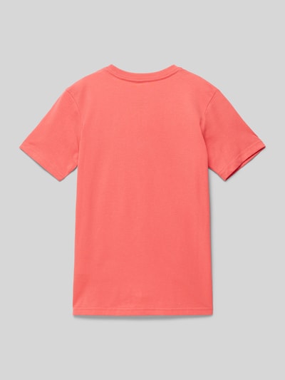 Quiksilver T-shirt met ronde hals, model 'RANGE LIFE' Koraal - 3