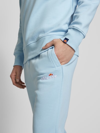 Ellesse Regular Fit Sweatpants mit Label-Stitching Modell 'Nioro' Hellblau 3