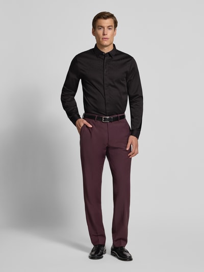 ARMANI EXCHANGE Regular fit vrijetijdsoverhemd met knoopsluiting, model 'CAMICIA' Zwart - 1