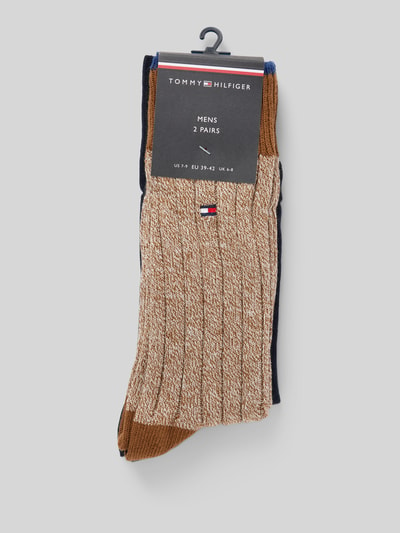 Tommy Hilfiger Socken mit Logo-Detail im 2er-Pack Camel 3