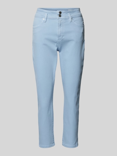 s.Oliver RED LABEL Slim fit broek in verkorte pasvorm Jeansblauw - 1