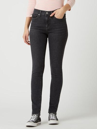 Levi's® 300 Jeansy o kroju skinny fit z dodatkiem streczu model ‘311’ Antracytowy 4