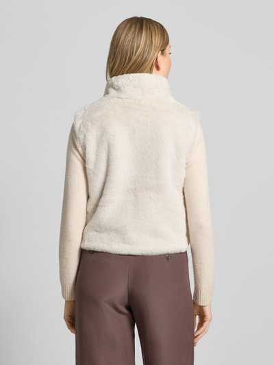 Betty Barclay Weste mit Kunstfellbesatz Beige 5