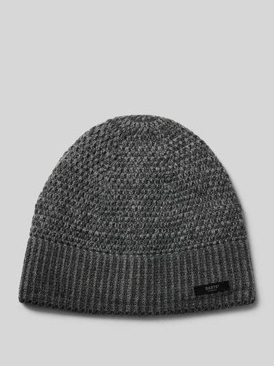 Barts Beanie mit Label-Detail Modell 'NOAR' Anthrazit Melange 1