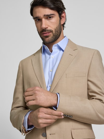 BOSS Slim Fit 2-Knopf-Sakko mit Reverskragen Modell 'Jasper' Beige 3