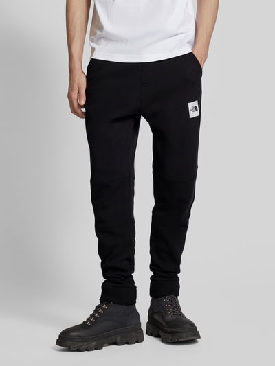 The North Face Regular fit sweatpants met labelprint Zwart - 4