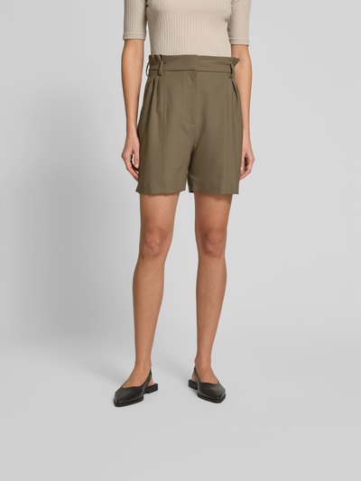 Iro Regular Fit Shorts mit Stretch-Anteil Khaki 4