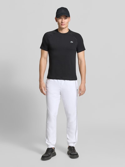 Lacoste Sport Regular Fit Trainingshose mit Logo-Patch Weiss 1