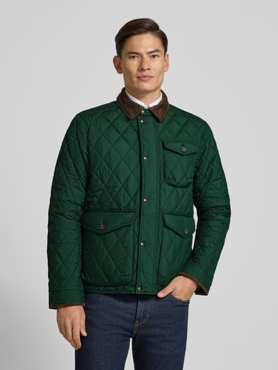 Polo Ralph Lauren Gewatteerd jack met platte kraag, model 'BEATON' Groen - 4