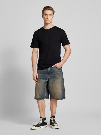 Jack & Jones T-shirt z detalem z logo model ‘ORGANIC’ Czarny 1