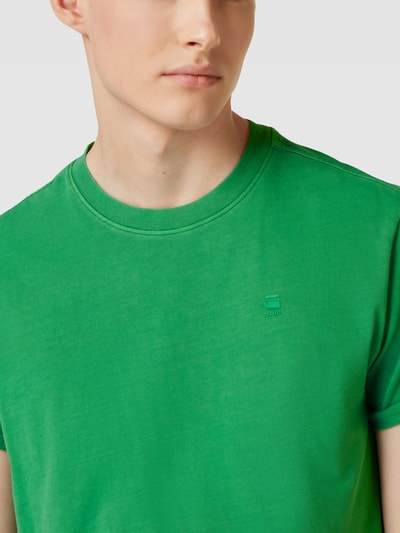 G-Star RAW T-Shirt mit Label-Detail Gruen 3