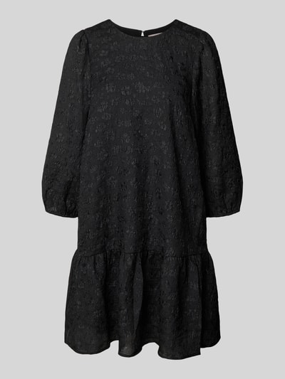 Christian Berg Woman Selection Minikleid im Stufen-Look mit 3/4-Arm Black 2