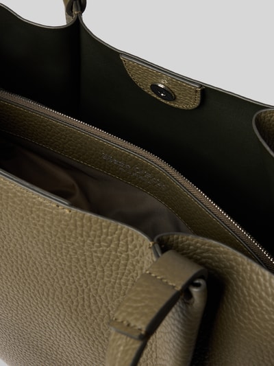 Marc O'Polo Shopper aus genarbtem Rindsleder Oliv 5