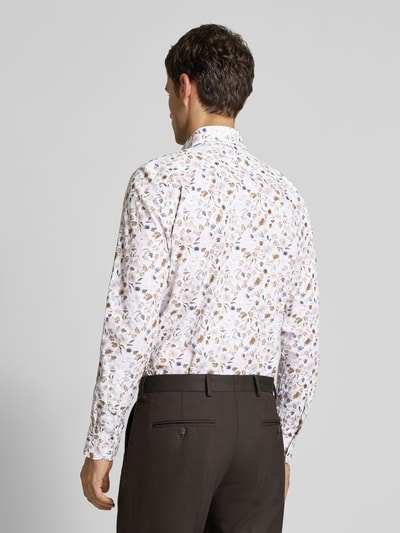 Profuomo Regular Fit Business-Hemd mit Haifischkragen Modell 'Cutaway' Sand 5