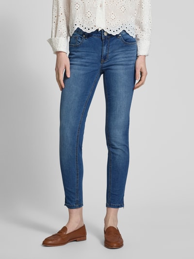 Buena Vista Skinny Fit Jeans mit verkürztem Schnitt Modell 'ITALY' Blau 4