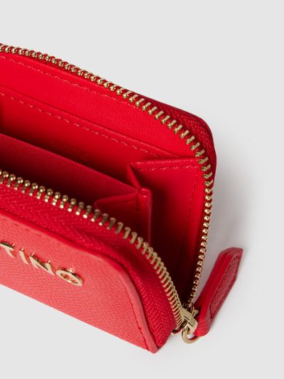 VALENTINO BAGS Portemonnaie mit Label-Details Modell 'Divina' Rot 3